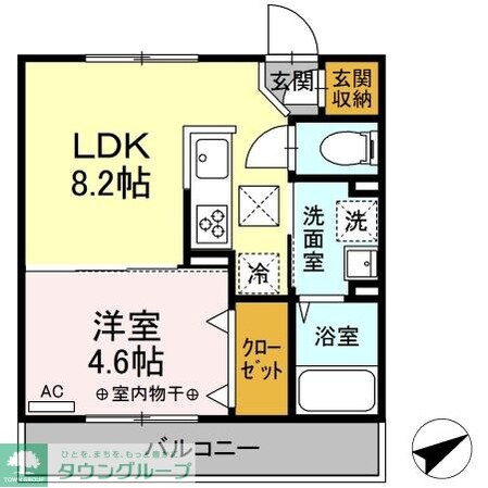 グラディーヴォレの物件間取画像